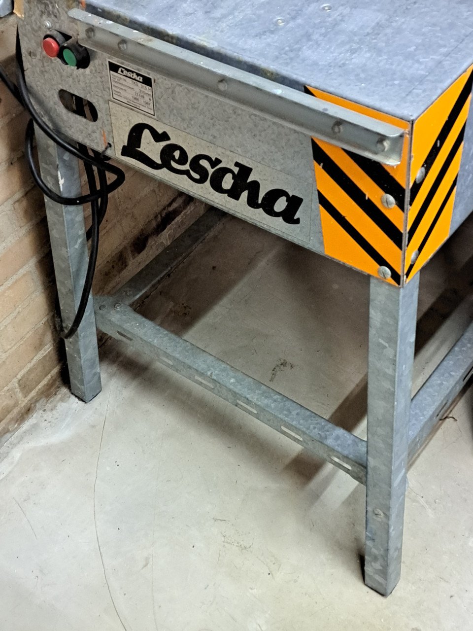 LESCHA bouw- en werkplaatszaagmachine