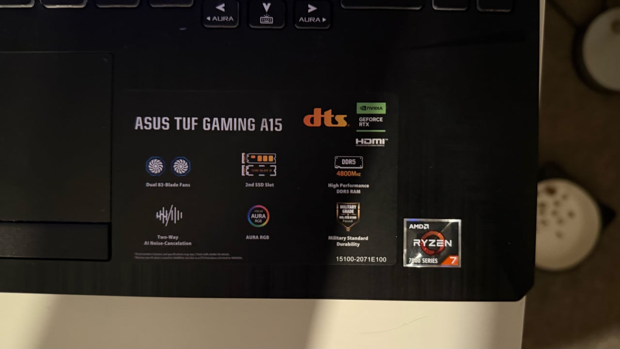 Asus Tuf Gaming A15