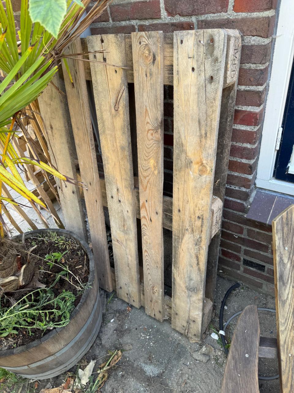 Pallets gratis verschillende maten (brandhout)