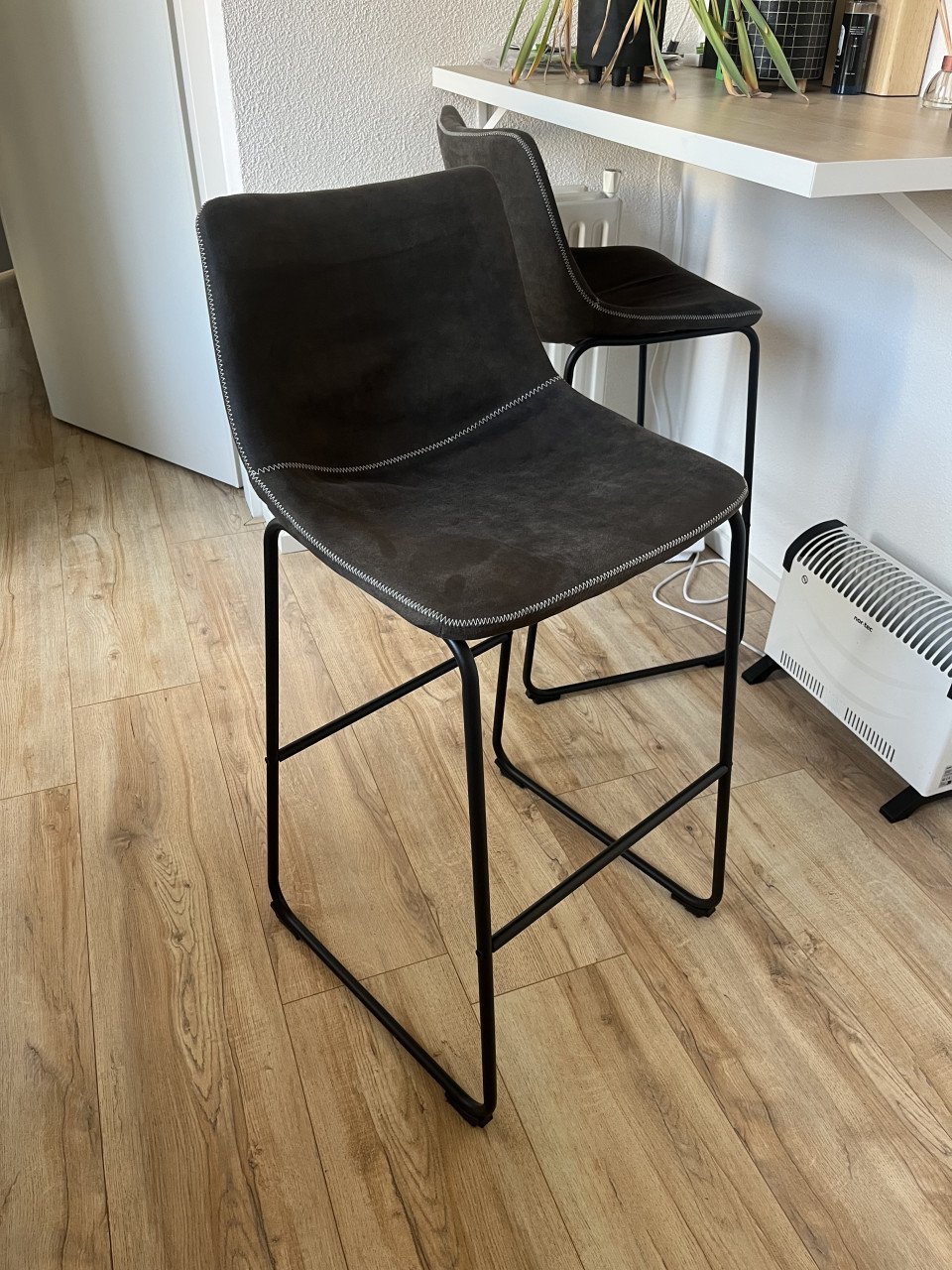 Barstoelen antraciet