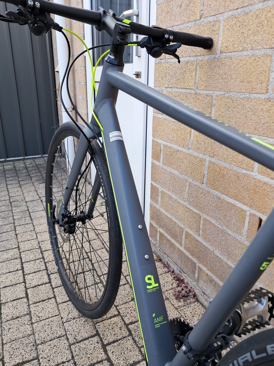 Te Koop Cube SL Road PRO Grey/Flashyellow