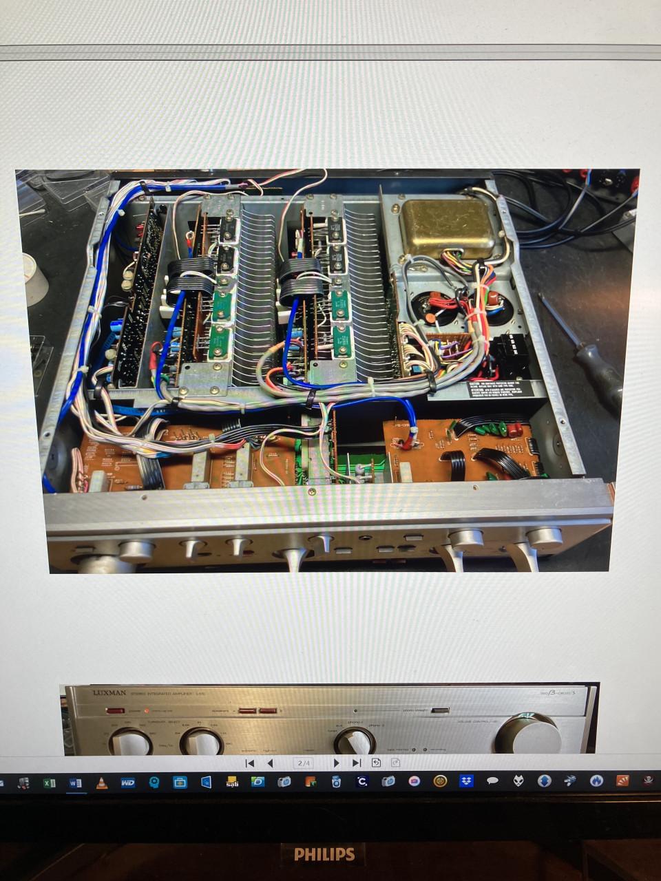 Luxman L-510 vintage top versterker met MM en MC 2x112W service + garantie