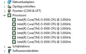 Dell Optiplex 3070-i5- 9500 6 core-m2 2230 NVMe256gb/1Tb HDD