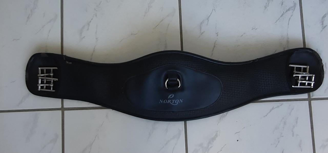 Eventingzadel/springzadel zwart 17 inch