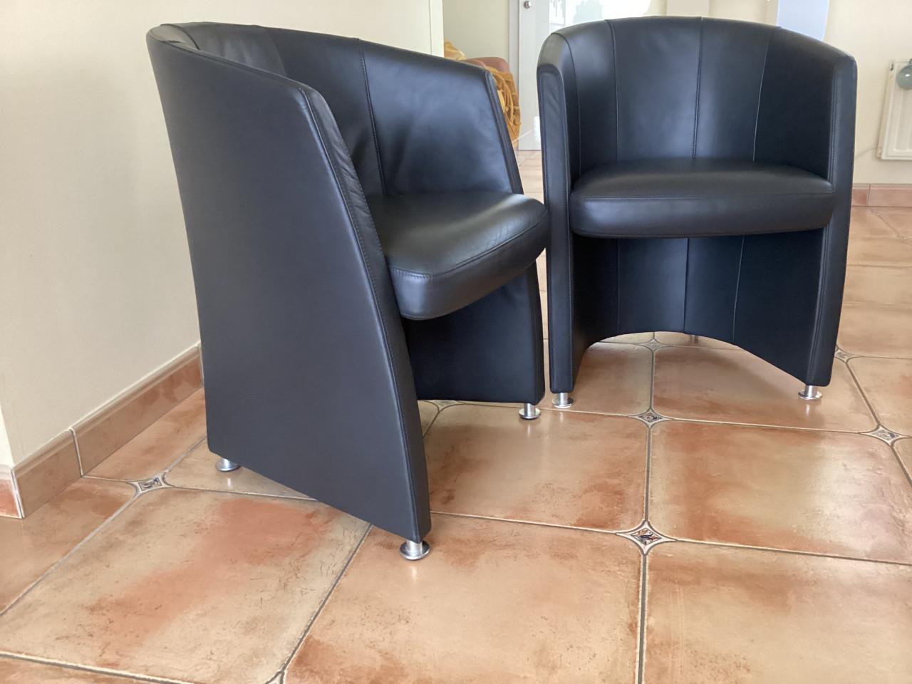 Rolf Benz stoelfauteuils(4 stuks)RB7300(als nieuw)