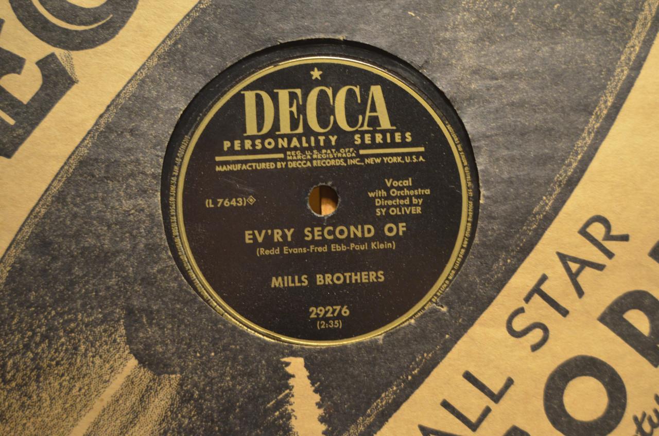 78 rpm Mills Brothers jaren '40 en '50 héél veel stuks. (2)