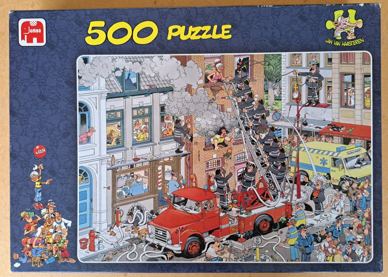 Jan van Haasteren - Brand meester 500 stukjes