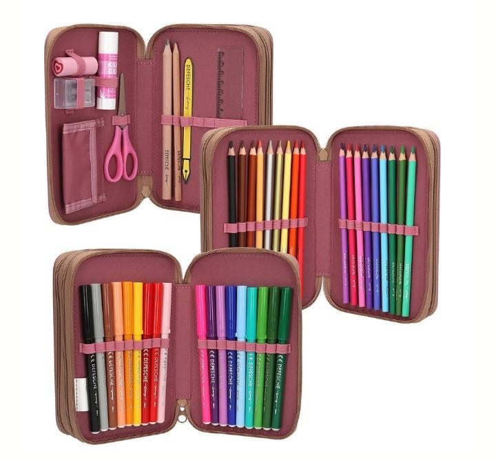 Topmodel Floral 3-vaks etui