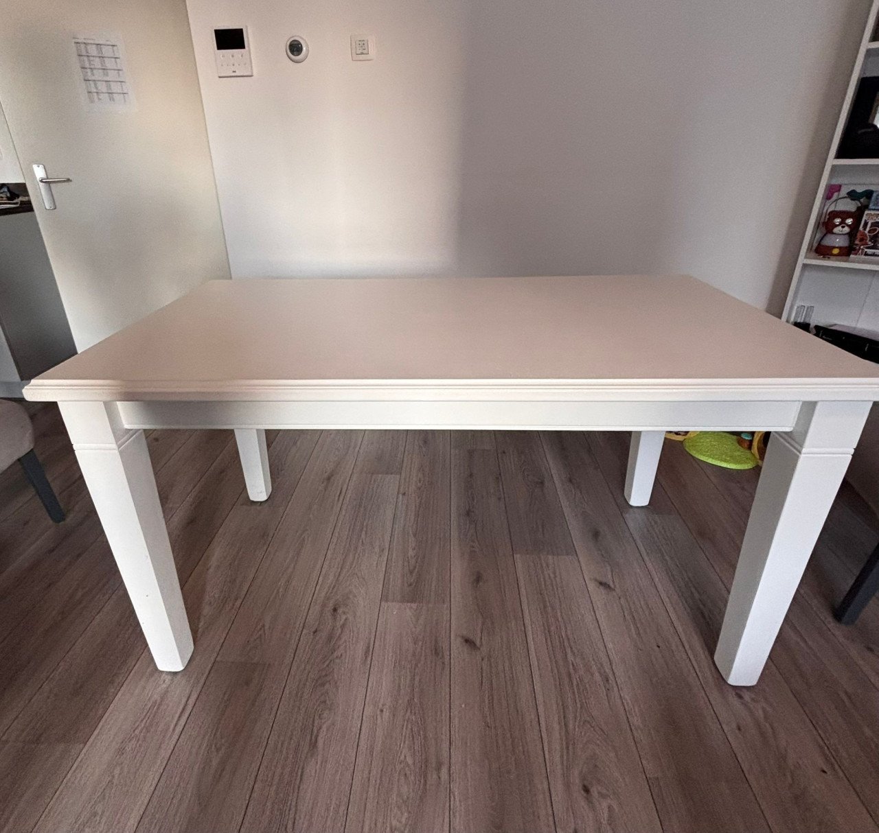 Massief houten eettafel