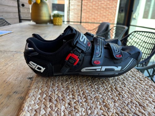 Sidi racefietsschoenen maat 46 vallen klein als 44,5/45