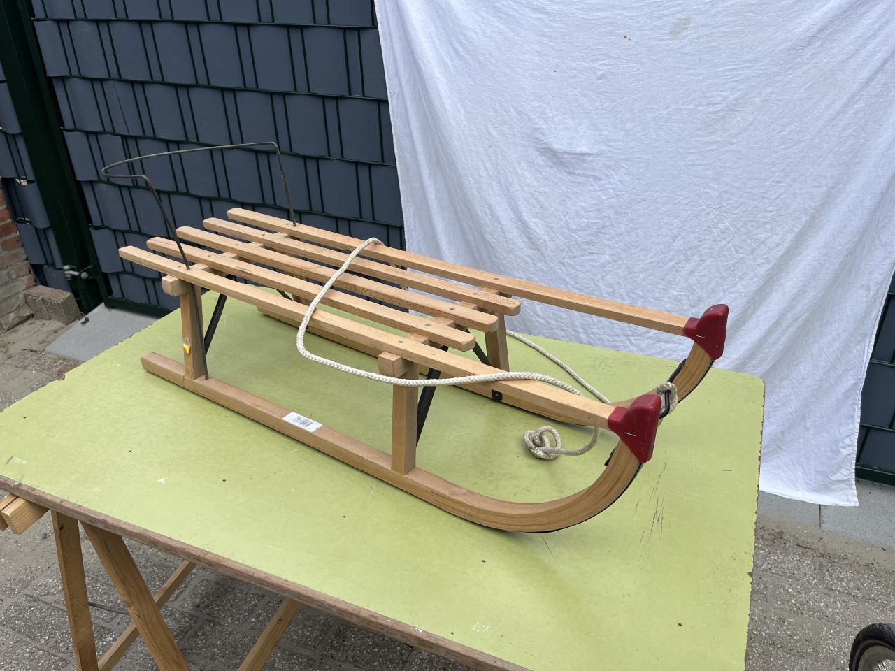 Slee hout met rugleuning