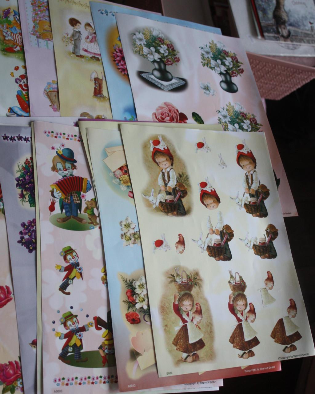 Set van 22 3d knipvellen