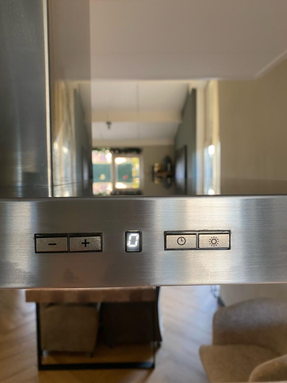 Pelgrim eiland afzuigkap rvs