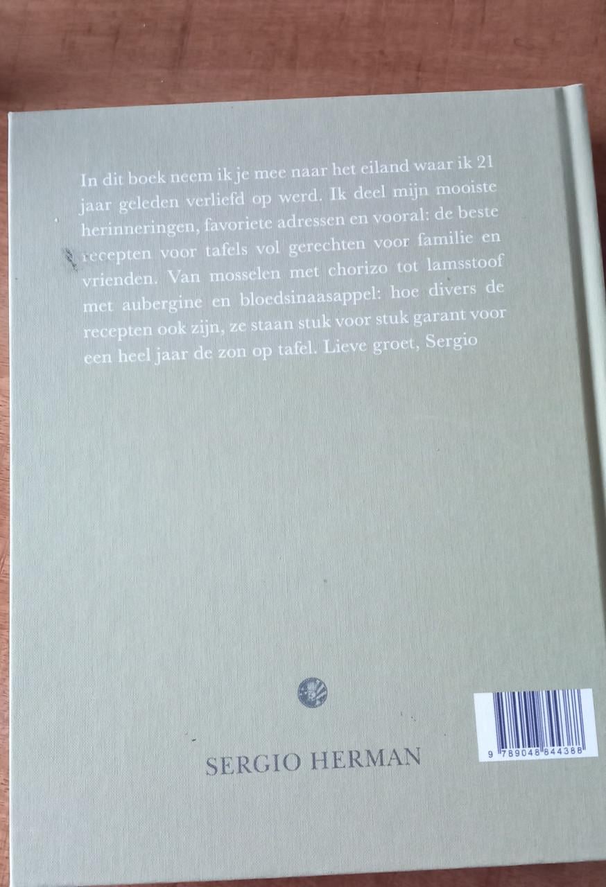 Kookboek SOBREMESA, MIJN IBIZA Sergio Herman