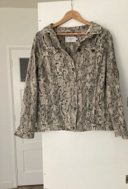 Jeans jasje stretch merk costes maat L nieuw