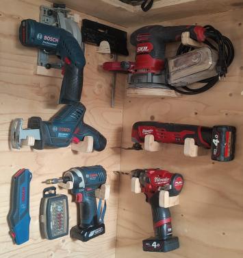 Compleet: Bosch Prof 12V + Milwaukee M12 FUEL + SKIL Exc. 400W + L-Boxxen