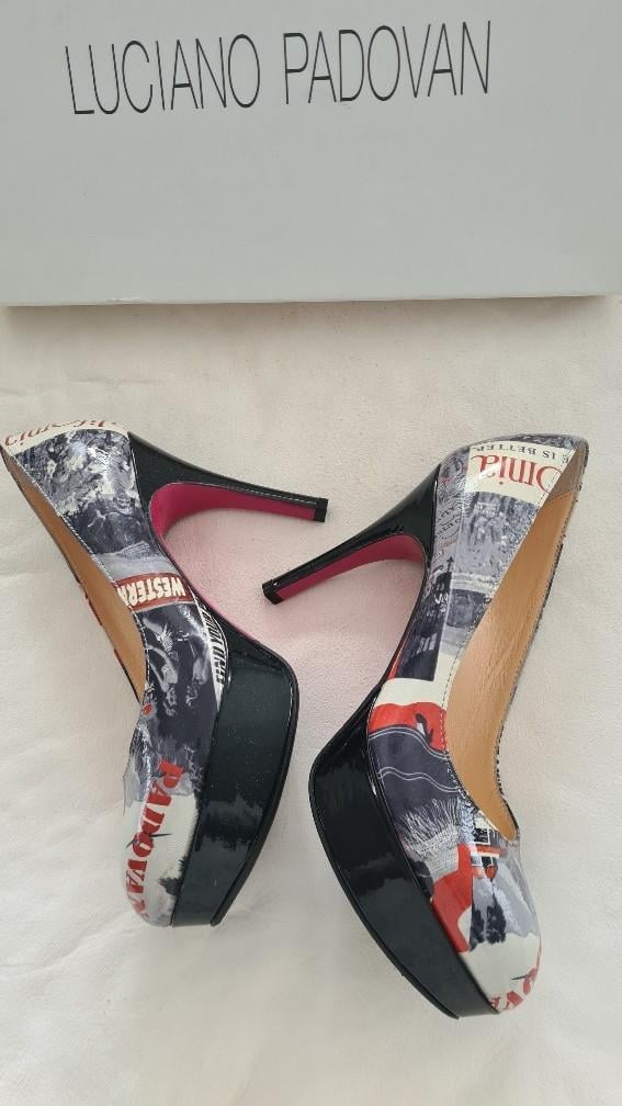 Luciano Padovan: Fraaie high heels prints maat 36