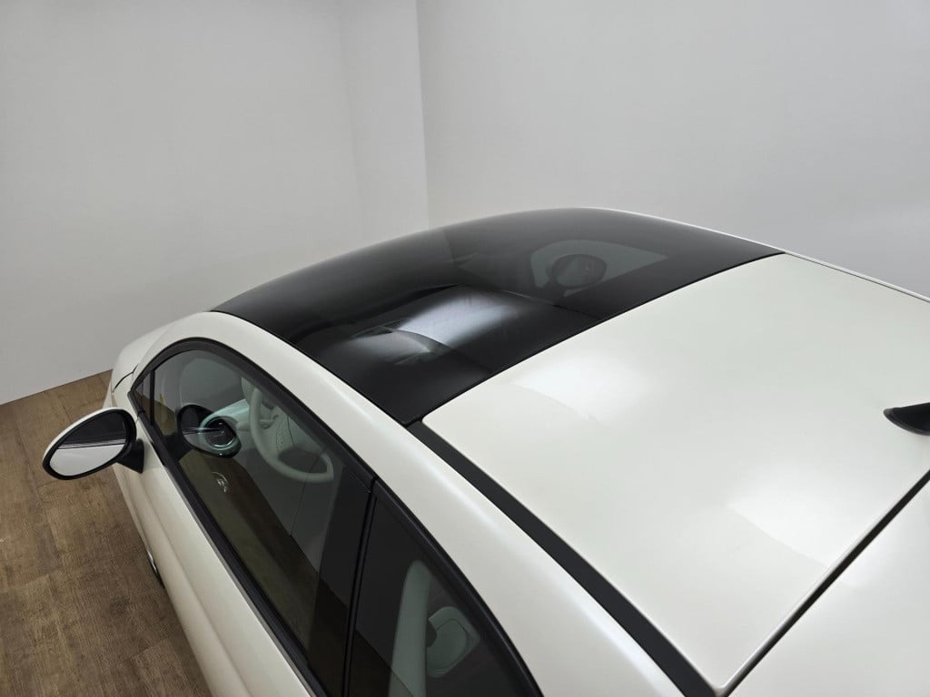 Fiat 500 twinair met panoramadak en unieke parelmoerkleur | tweedehands fia