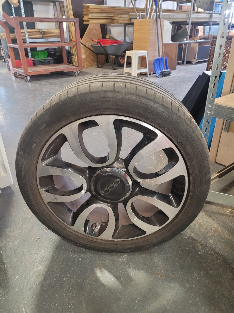 Aluminium velgen incl.banden !!