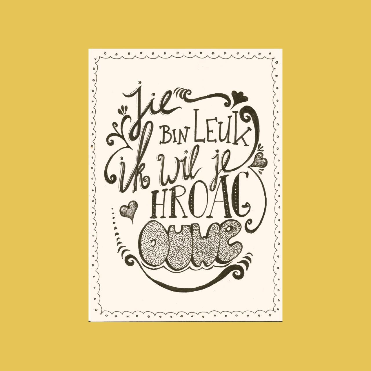 Originele Zeeuwse kaarten - eigen ontwerp mogelijk voor elke gelegenheid