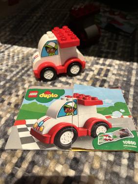 Duplo Mijn 1e racewagen. 10860