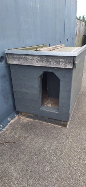 Geïsoleerd hondenhok