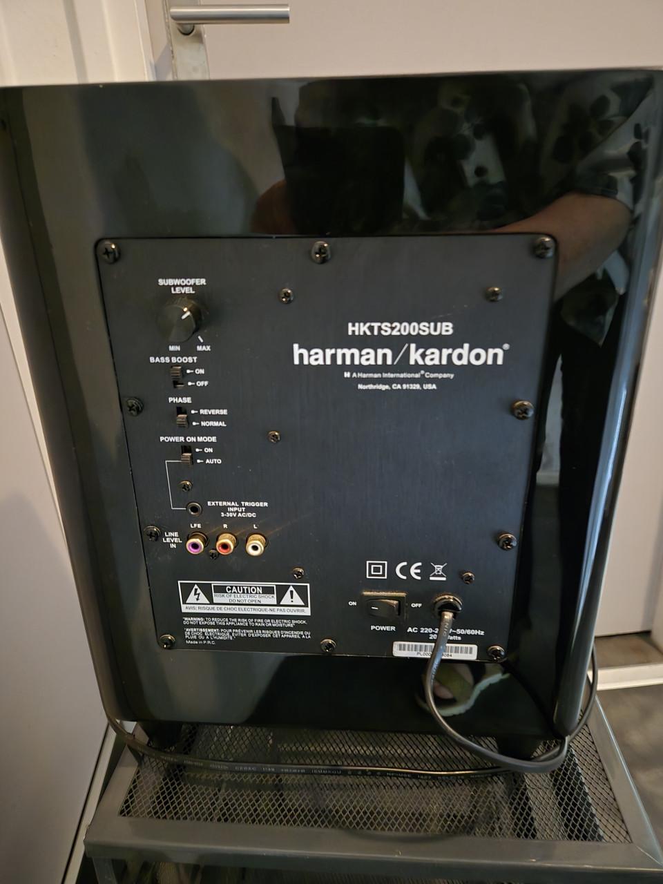 Harman Kardon HKTS200SUB actieve subwoofer