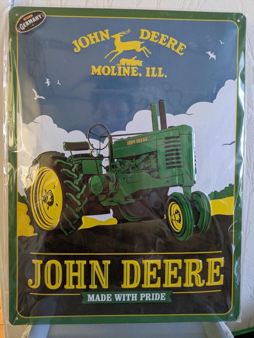 John Deere plaat