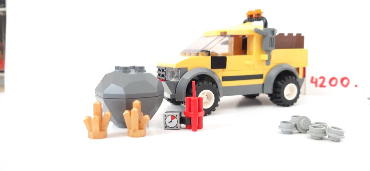 Lego City 4200: mijnbouw truck met mijnwerker