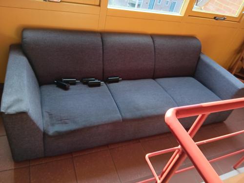 Antracietgrijze 3-zitsbank