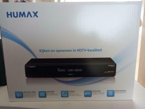 NIEUW Humax Full HD digitale ontvanger,type IHDR-5200C+500 Gb Harde schijf