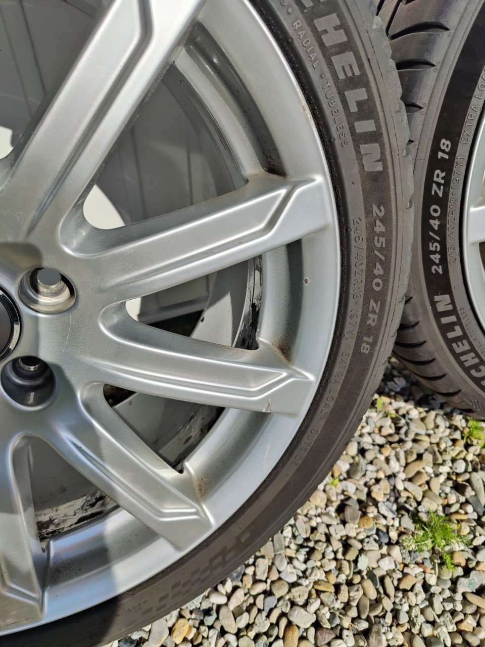 Originele 18 Inch Audi A4 velgen + Michelin Pilotsport zomerband