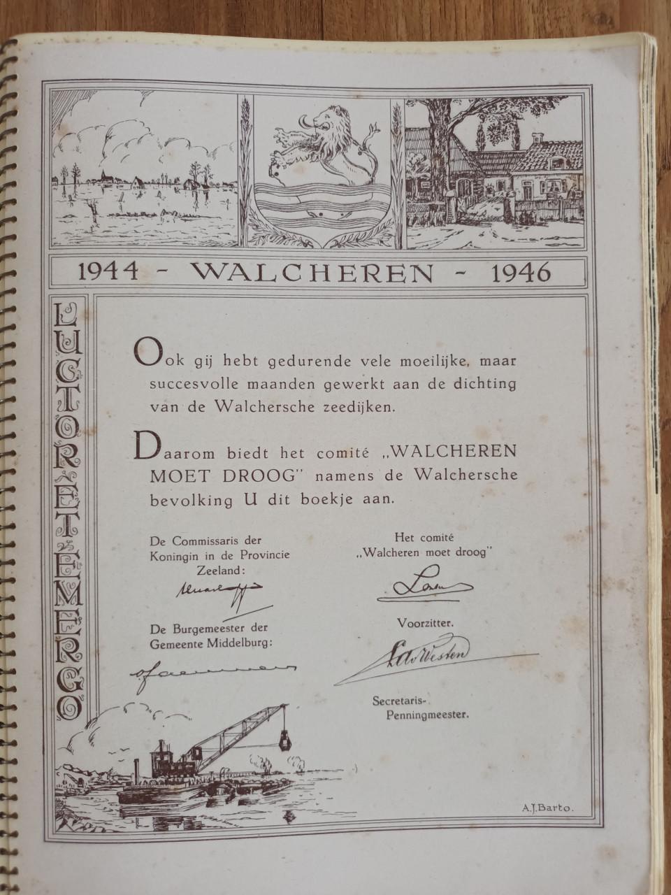 Dit is Walcheren én Walcheren komt boven water; 1945 en 1946