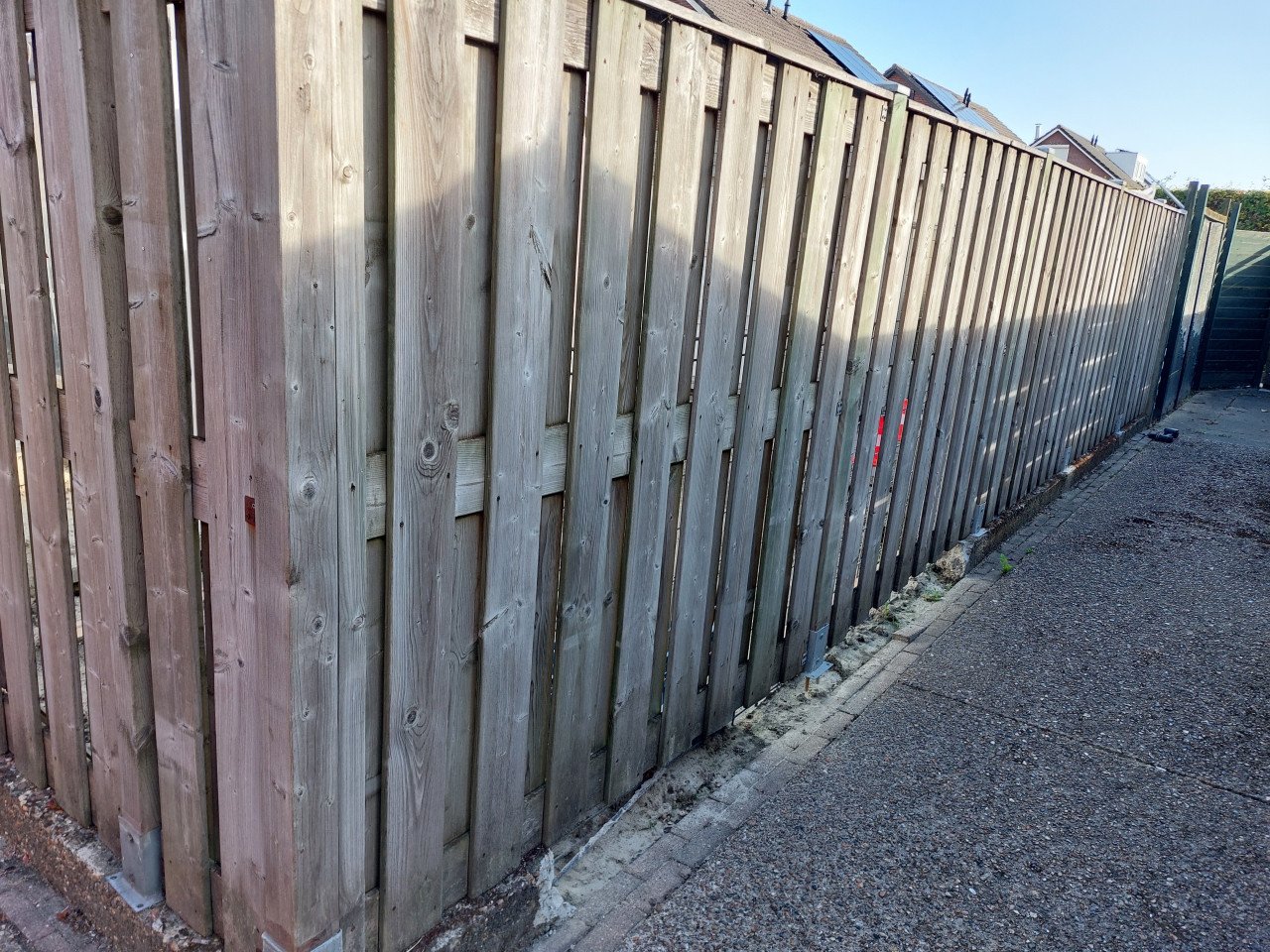 Schutting grenen/ voor op de camping of tuin