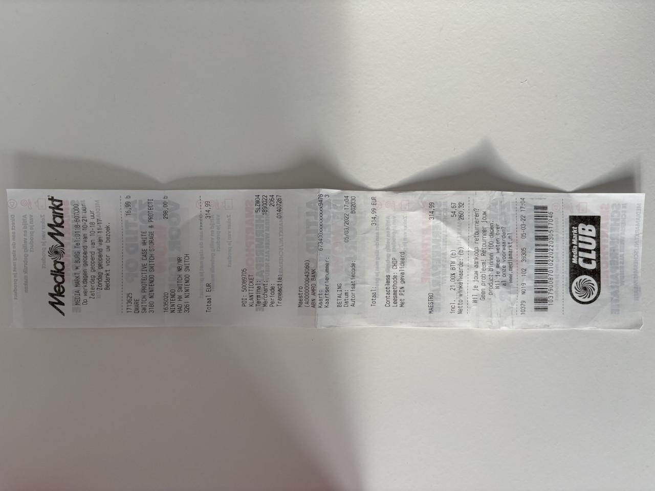 Nintendo Switch + 5 spellen