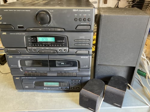JVC CA-ME38 stereo set + Bose speakers