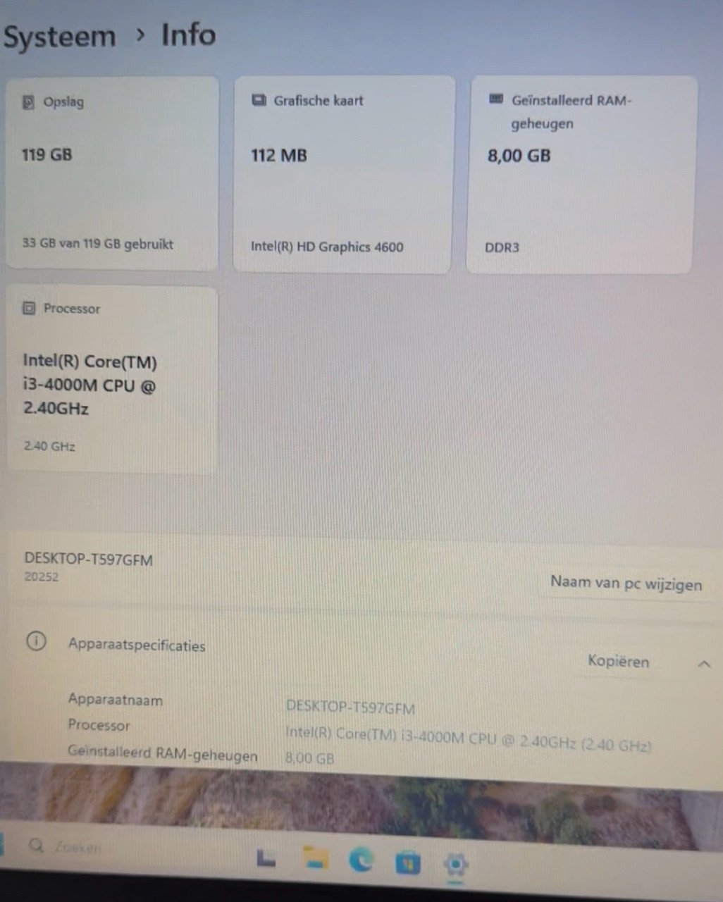 Lenovo laptop met Windows 11