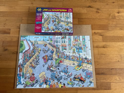 Jan van Haasteren puzzel De zeepkistenrace € 10