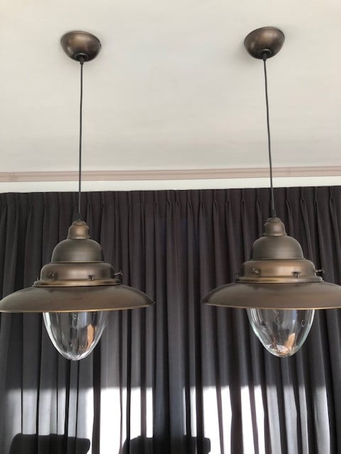 2 hanglampen
