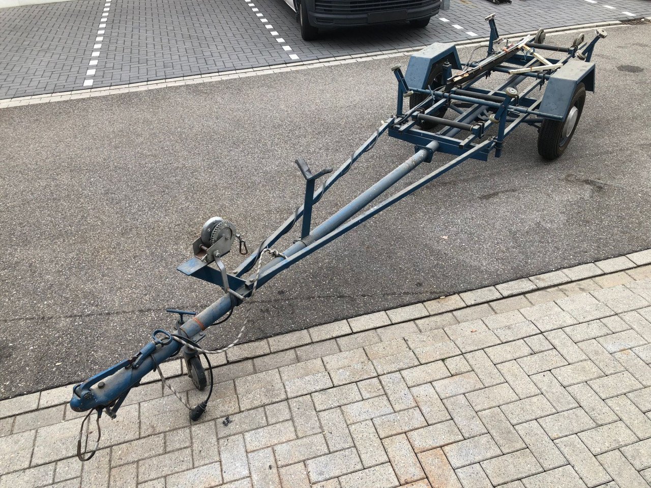 Trailer voor boot (of zeilboot) van 4 meter