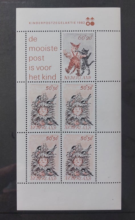 Kinderpostzegelvelletje 1982 Postfris