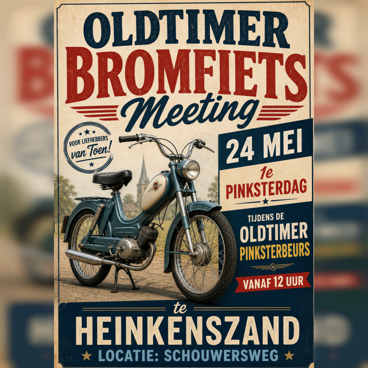 Oldtimer bronfiets meeting