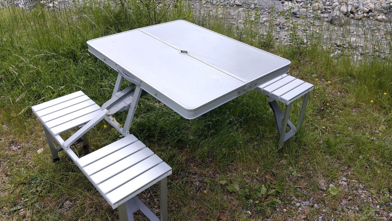 Bocamp picknick tafel