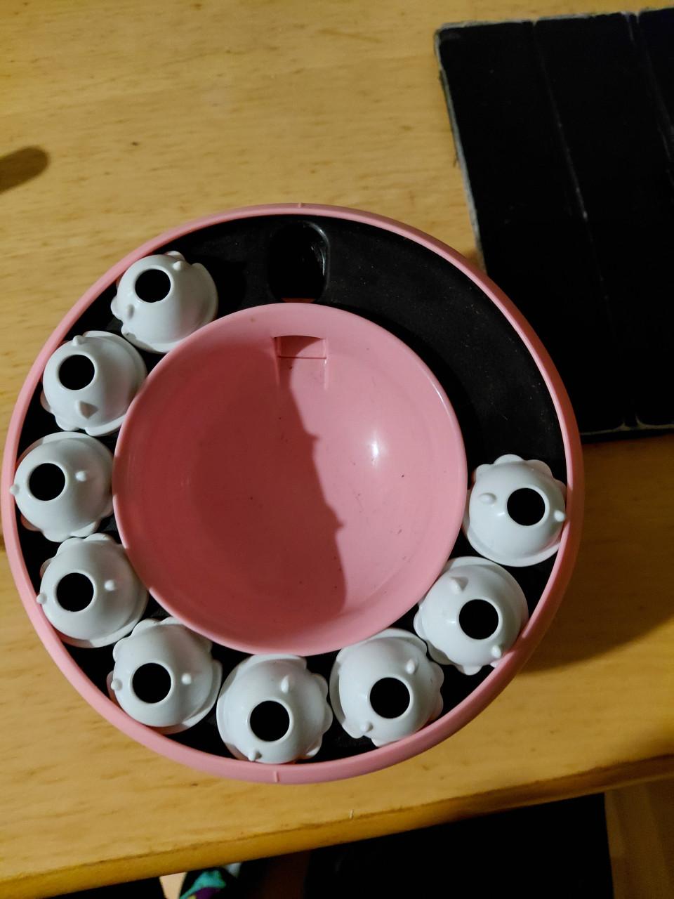 Speelgoed voor de kitten.