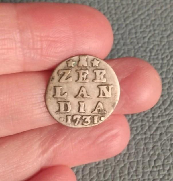 1731 / ZILVER / Dubbele Wapenstuiver Zeeland