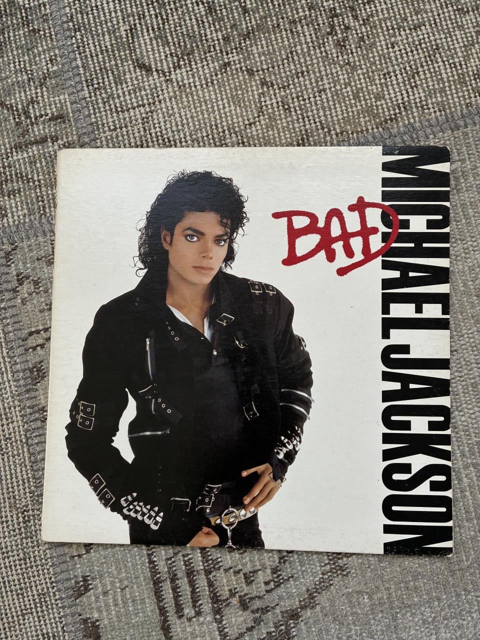 Michael Jackson Bad lp NL persing 1982