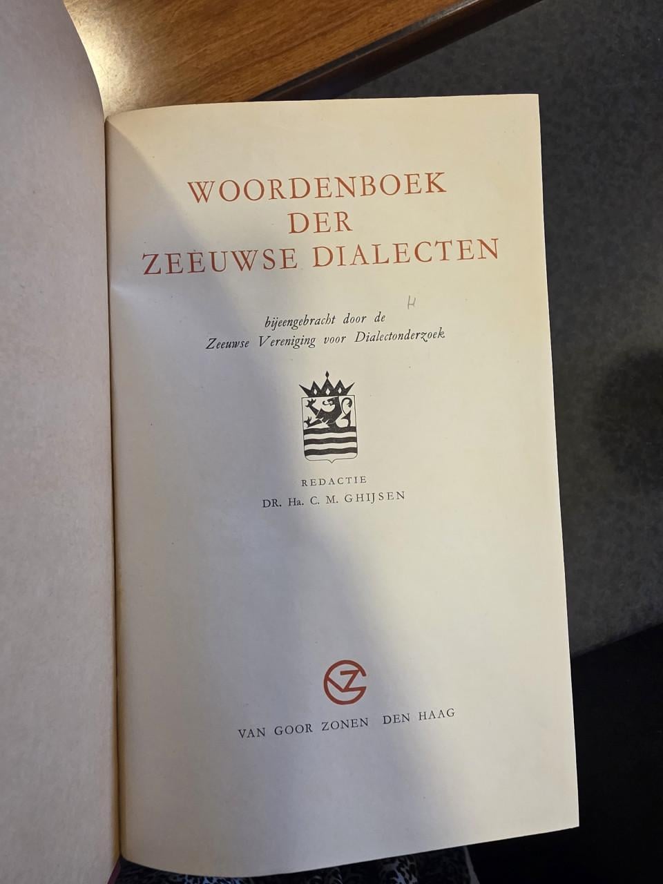 Woordenboek der Zeeuwse dialecten