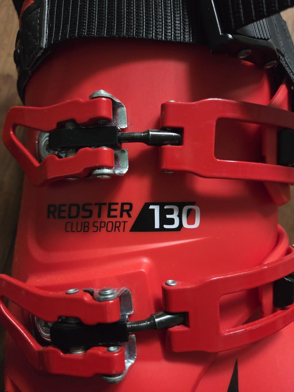 Rode skischoenen Atomic Redster Club Sport 130