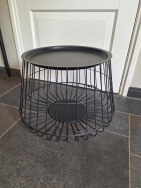 Zwarte bijzettafel