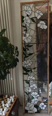 Glas in lood raam 2.10 lang/ hoog